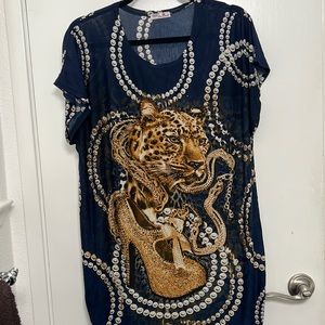 Blouse with cute sparkle